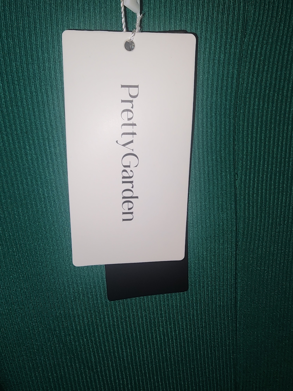 Pretty Garden Women’s Emerald Green Long Sleeve Jumpsuit With Pockets - Picture 12 of 15
